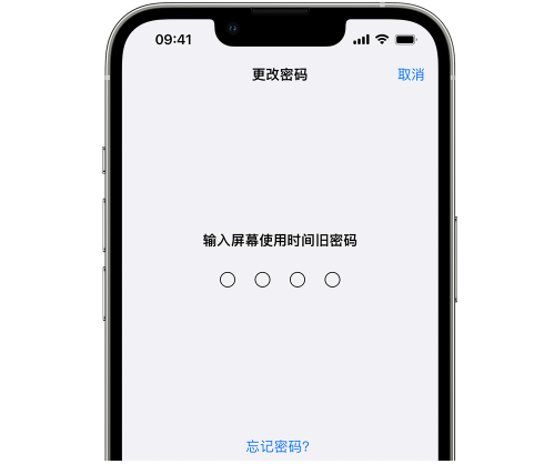 大足iPhone屏幕维修分享iPhone屏幕使用时间密码忘记了怎么办 