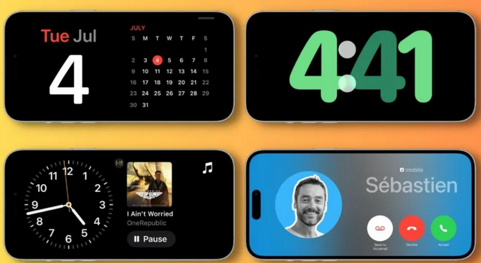 大足苹果手机维修分享iOS17横屏充电待机显示有什么好处 