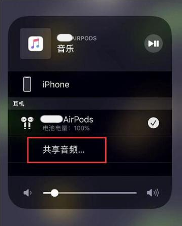 大足苹果14音频维修点分享iPhone14音频共享设置方法 