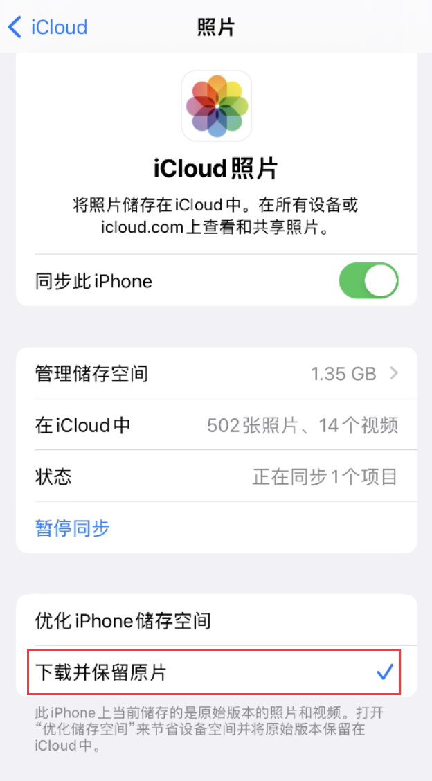 大足苹果手机维修分享iPhone 无法加载高质量照片怎么办 