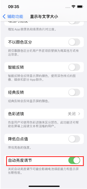 大足苹果15维修店分享iPhone 15 Pro系列屏幕亮度 