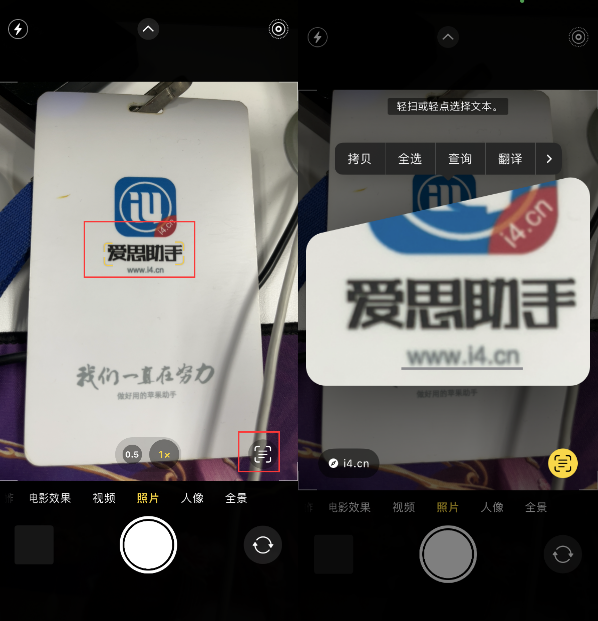 大足苹果手机维修分享升级iOS 16后如何通过相机翻译文本 