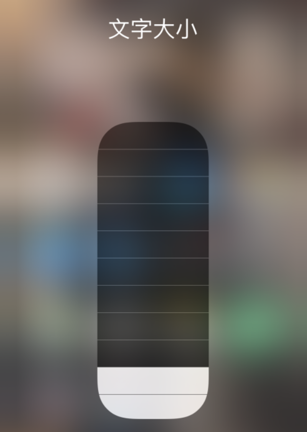 大足苹果手机维修分享小技巧：在 iPhone 控制中心快速调节字体大小 