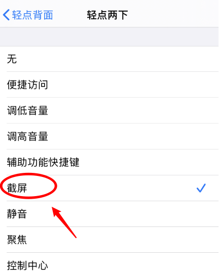 大足苹果手机维修分享iPhone12如何启用双击截屏 